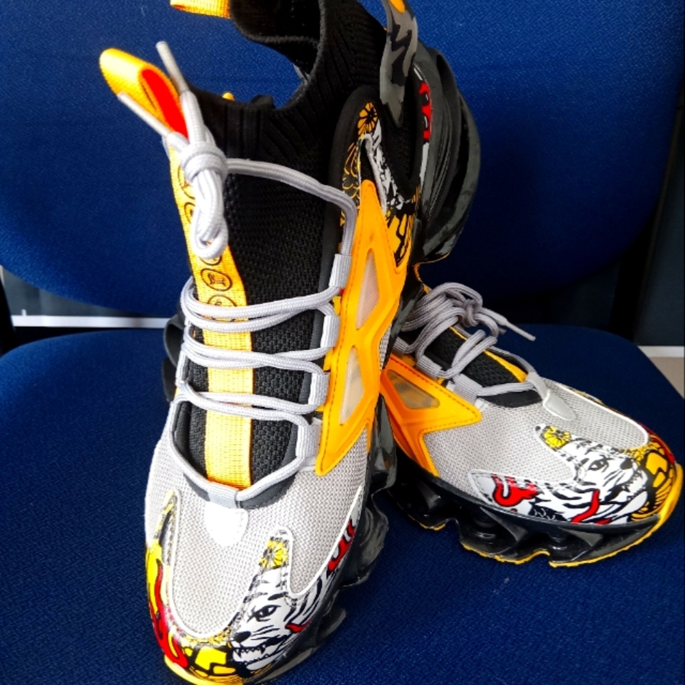 Colorful Graphic Sneakers
